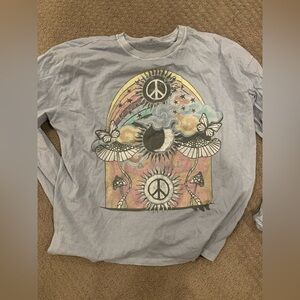 Cute oversized long sleeve shirt